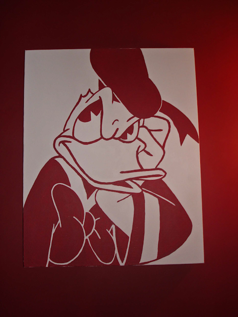 Donald canvas artwork